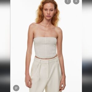 Aritzia Babaton Sculpt Knit Bustier Tube Top NWOT